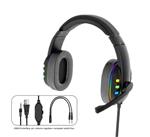 DrPhone GH47 Bedrade AUX 3.5mm Gaming LED Headset - 40mm met
