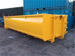 Gemakbak container met klep en deuren hydraulische vergrend