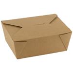 FSC® kraft/PLA take away box 152 x 120 x 63 mm