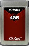 4GB Pretec Lynx ATA Flash Card, Metal housing, wide temp. -4