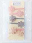 Haarbandjes bloem diverse kleuren patroon winter 1