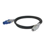 DAP Powercable Blue/White Pro Power Connector 3m