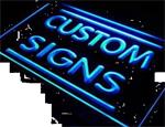 Op maat gemaakt - eigen ontwerp- LED neon bord *40x30cm* kle