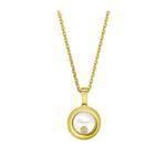 Chopard Collier met hanger Happy Diamonds Icons Round