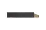 houten lijst hoog mat zwart 0323