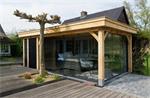 Houten tuinkamer