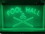 Pool hall poolen neon bord lamp LED cafe verlichting reclame