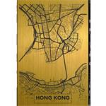 Goldrush Hong Kong Citymap AluArt