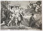 [Original print, etching] Mercury beholds Herse, ca 1728/Mer