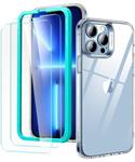ESR Classic Hybrid iPhone 13 Pro Hoesje + Tempered Glass Tra