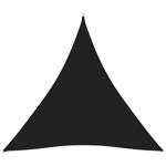 vidaXL Zonnescherm driehoekig 4,5x4,5x4,5 m oxford stof zwar