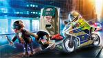 Playmobil City Action 70572 Politiemotor: achtervolging van