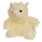Magnetron knuffel, pitten knuffel Alpaca Wit