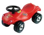 Loopauto Crossauto rood