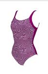 Arena W Clara U Back One Piece C-Cup grape-violet-multi 40