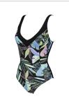 Arena W Cecilia Wing Back One Piece C-Cup black-multi 44