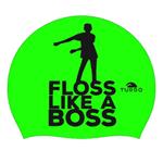 Special Made Turbo Silicone Badmuts FLOSS LIKE A BOSS green