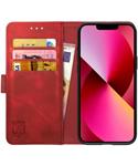 Rosso Element Apple iPhone 13 Book Cover Hoesje Rood