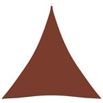 vidaXL Voile de parasol Tissu Oxford triangulaire 4x4x4 m Te