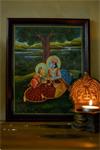 schilderij hindoe god Krishna