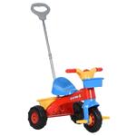 vidaXL Driewieler voor kinderen met duwstang meerkleurig