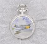 Verzilverd mechanisch zakhorloge - Clifftop Chase' -UFFZ.Hor