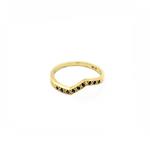 Gouden ring met saffier 14 krt   €239.5