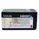 Lexmark toner 24B5587 cyaan ORIGINEEL Merkartikel