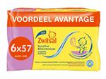 Zwitsal - Billendoekjes Sensitive - 6 x 57 - 342 babydoekjes