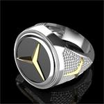 Mercedes logo ring maat 20mm