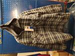 HTR Thermohemd met capuchon, blauw geruit, maat L 20st