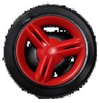 Origineel Fulda - wiel met rode velg voor de BIG Bobby car