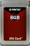 8GB Pretec Lynx ATA Flash Card, Metal housing, wide temp. -4