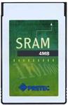 4MB PRETEC SRAM Card, 16-bit, Type II, -20°C ~ 85°C