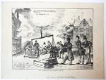 Prent: 'Stoom balance', anonieme litho. Links een balans waa