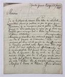 [Manuscript Military, French, 1792] Brief in het Frans van C