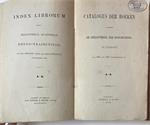 [First editions] Catalogus der Boeken waarmede de bibliothee