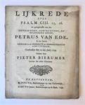 [Rotterdam, Sermon, Preek 1759] Lijkrede over Psalm CIII. 15