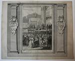 [Antique print, etching/ets] 'Johan van Olden Barnevelt binn