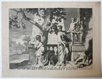 [Antique print, etching/ets] Christ breaks a statue, publish