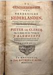 De geschiedenis der Vereenigde Nederlanden sedert den aanvan