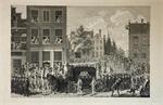 [Lithography, Lithografie, The Hague] Funeral in The Hague w
