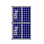 FlatFix Fusion oost west 4 zonnepanelen 105 cm x 176 cm voll