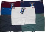 6x UOMO naadloze Herenboxers Color Smooth L