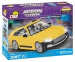 COBI - Action Town 1804 - Sportcar Geel Cabrio