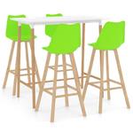 vidaXL 5-delige Barset groen