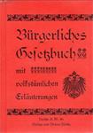 buergerliches gesetzbuch mit volkstuemlichen 1900