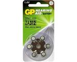 GP ZA312 Hoorapparaat batterij (bruin) blister 6