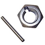 Breekmoer M12. DoubleLock Beveiligingsmoer + pen + borgmoer