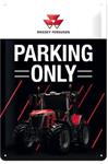 Massey Ferguson parking only reclamebord